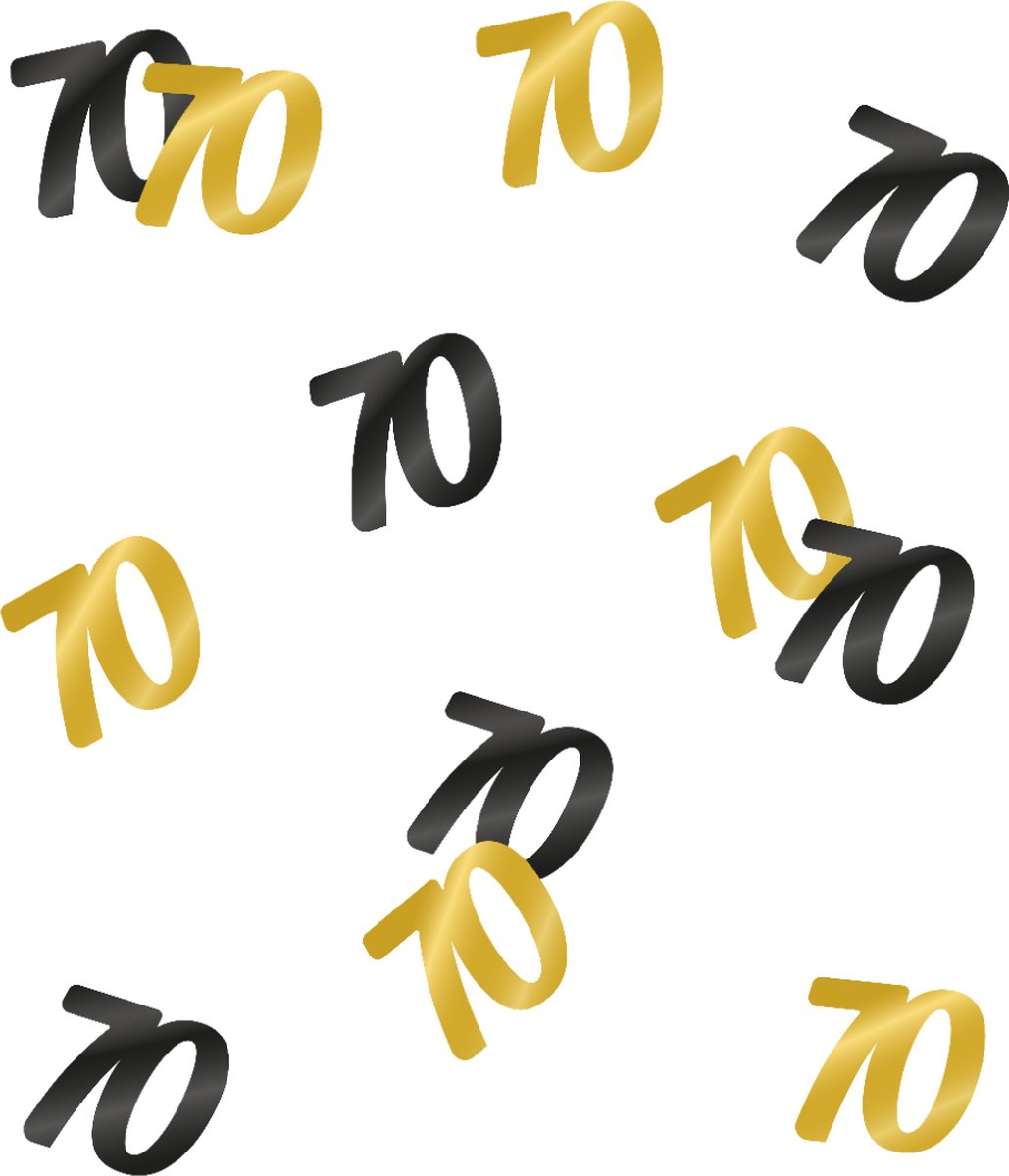   Tafeldecoratie 70 jaar Classy | per zakje van 14 gram